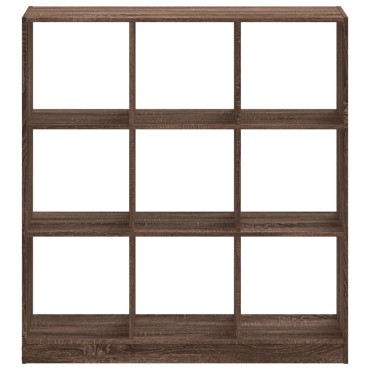 vidaXL Βιβλιοθήκη Καφέ Δρυς 102x32x108cm από Επεξεργασμένο Ξύλο 1 τεμ.