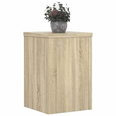 vidaXL Βάσεις Φυτών 2 Τεμ. Sonoma Δρυς 20x20x30 εκ. Επεξεργασμένο Ξύλο