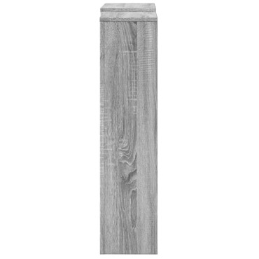 vidaXL Κάλυμμα Καλοριφέρ Γκρι Sonoma 205x21,5x83,5 εκ Επεξ. Ξύλο