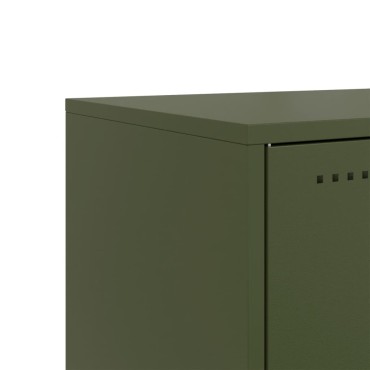 vidaXL Έπιπλο Τηλεόρασης Μουσταρδί Κίτρινο 100,5x39x60,5cm από Ατσάλι