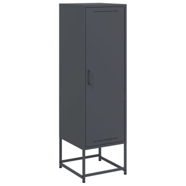 vidaXL Ντουλάπι Ανθρακί 36x39x123cm από Ατσάλι 1 τεμ.