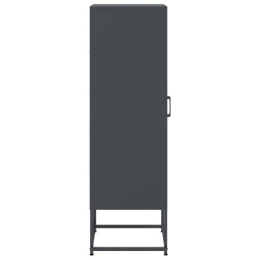 vidaXL Ντουλάπι Ανθρακί 36x39x123cm από Ατσάλι 1 τεμ.