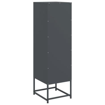 vidaXL Ντουλάπι Ανθρακί 36x39x123cm από Ατσάλι 1 τεμ.