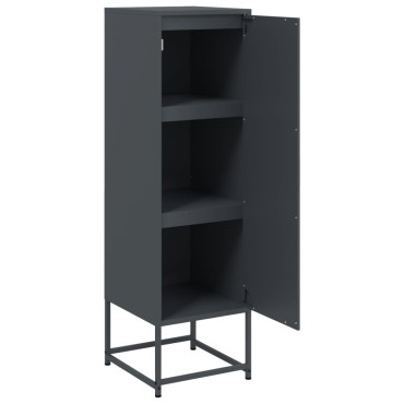 vidaXL Ντουλάπι Ανθρακί 36x39x123cm από Ατσάλι 1 τεμ.