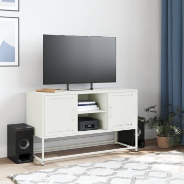 vidaXL Μπουφές Μουσταρδί 100,5x39x107cm από Ατσάλι 1 τεμ.