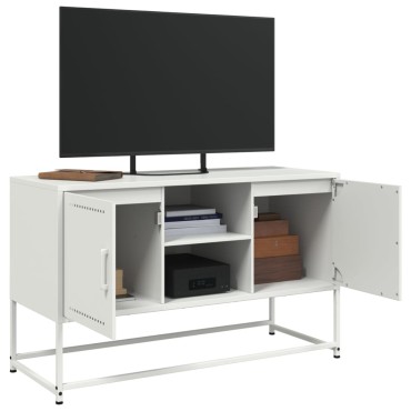 vidaXL Μπουφές Μουσταρδί 100,5x39x107cm από Ατσάλι 1 τεμ.
