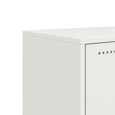 vidaXL Μπουφές Μουσταρδί 100,5x39x107cm από Ατσάλι 1 τεμ.