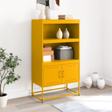 vidaXL Ραφιέρα Λευκή 68,5x38,5x107cm από Ατσάλι 1 τεμ.