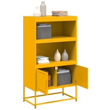 vidaXL Ραφιέρα Λευκή 68,5x38,5x107cm από Ατσάλι 1 τεμ.