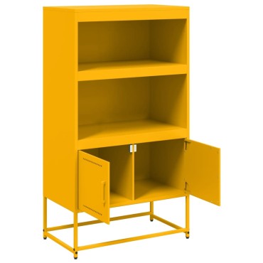 vidaXL Ραφιέρα Λευκή 68,5x38,5x107cm από Ατσάλι 1 τεμ.