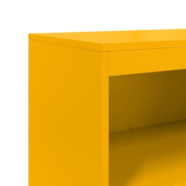 vidaXL Ραφιέρα Λευκή 68,5x38,5x107cm από Ατσάλι 1 τεμ.