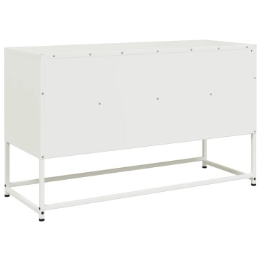 vidaXL Έπιπλο Τηλεόρασης Λευκό 100,5x39x60,5cm από Ατσάλι