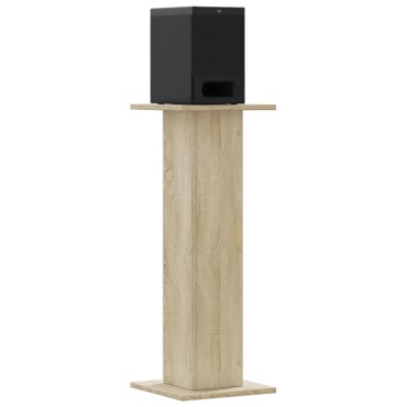vidaXL Βάσεις Ηχείων 2 Τεμ. Sonoma Δρυς 30x30x80εκ. Επεξεργασμένο Ξύλο