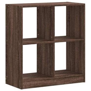 vidaXL Βιβλιοθήκη Καφέ Δρυς 68,5x32x75cm από Επεξεργ. Ξύλο 1 τεμ.