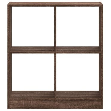 vidaXL Βιβλιοθήκη Καφέ Δρυς 68,5x32x75cm από Επεξεργ. Ξύλο 1 τεμ.