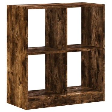 vidaXL Βιβλιοθήκη Καπνιστή Δρυς 68,5x32x75 κ. από Επεξεργ. Ξύλο 68,5x32x75cm 1 τεμ.