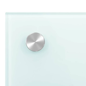 vidaXL Πλάτες Κουζίνας 2 τεμ. Λευκές 80x50 εκ. από Ψημένο Γυαλί