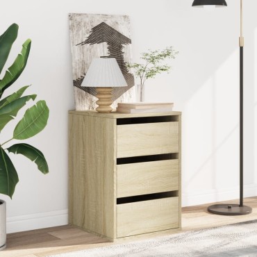 vidaXL Συρταριέρα Sonoma Δρυς 40x41x58cm από Επεξεργ. Ξύλο 1 τεμ.