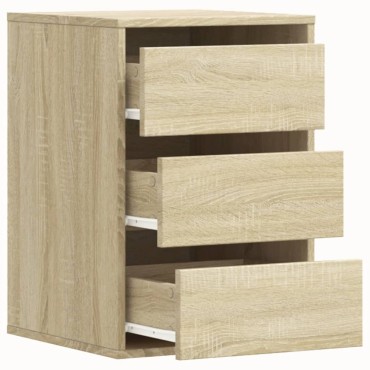 vidaXL Συρταριέρα Sonoma Δρυς 40x41x58cm από Επεξεργ. Ξύλο 1 τεμ.