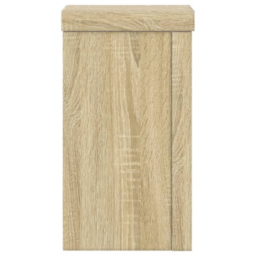 vidaXL Βάσεις Φυτών 2 Τεμ. Sonoma Δρυς 10x10x18 εκ. Επεξεργασμένο Ξύλο