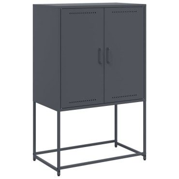 vidaXL Ντουλάπι Ανθρακί 68,5x38,5x107cm από Ατσάλι 1 τεμ.