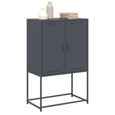 vidaXL Ντουλάπι Ανθρακί 68,5x38,5x107cm από Ατσάλι 1 τεμ.