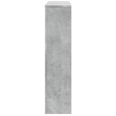 vidaXL Κάλυμμα Καλοριφέρ Γκρι Σκυροδέματος 175x20x82 εκ. Επεξ. Ξύλο