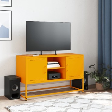 vidaXL Μπουφές Λευκός 36x39x123cm από Ατσάλι 1 τεμ.