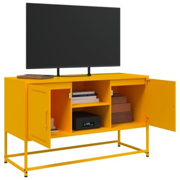 vidaXL Μπουφές Λευκός 36x39x123cm από Ατσάλι 1 τεμ.