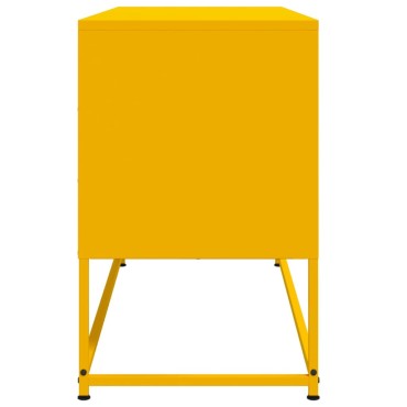 vidaXL Μπουφές Λευκός 36x39x123cm από Ατσάλι 1 τεμ.