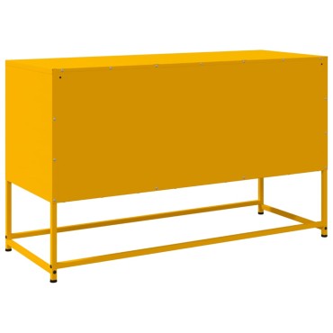 vidaXL Μπουφές Λευκός 36x39x123cm από Ατσάλι 1 τεμ.