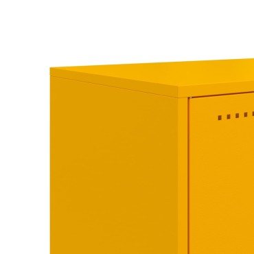 vidaXL Μπουφές Λευκός 36x39x123cm από Ατσάλι 1 τεμ.