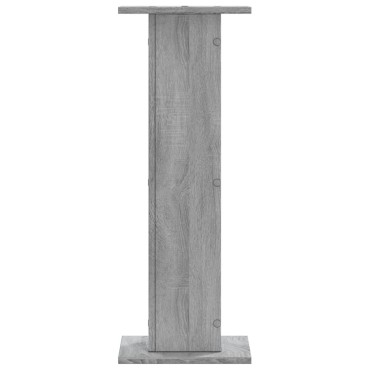 vidaXL Βάσεις Ηχείων 2 Τεμ. Γκρι Sonoma 30x30x80εκ. Επεξεργασμένο Ξύλο