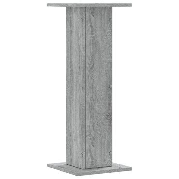 vidaXL Βάσεις Ηχείων 2 Τεμ. Γκρι Sonoma 30x30x80εκ. Επεξεργασμένο Ξύλο