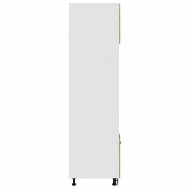 vidaXL Ντουλάπι για Φούρνο Μικροκυμάτων Lyon Sonoma Δρυς 60x57x207cm 1 τεμ.