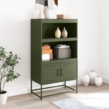 vidaXL Έπιπλο Τηλεόρασης Ανθρακί 100,5x39x60,5cm από Ατσάλι
