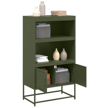 vidaXL Έπιπλο Τηλεόρασης Ανθρακί 100,5x39x60,5cm από Ατσάλι