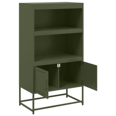 vidaXL Έπιπλο Τηλεόρασης Ανθρακί 100,5x39x60,5cm από Ατσάλι
