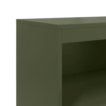vidaXL Έπιπλο Τηλεόρασης Ανθρακί 100,5x39x60,5cm από Ατσάλι
