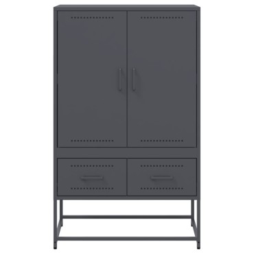 vidaXL Ντουλάπι Ανθρακί 68x39x111,5cm από Χάλυβα 1 τεμ.