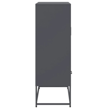 vidaXL Ντουλάπι Ανθρακί 68x39x111,5cm από Χάλυβα 1 τεμ.