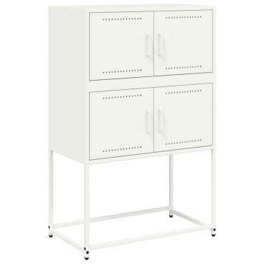 vidaXL Ντουλάπι Λευκό 68,5x38,5x107cm από Ατσάλι 1 τεμ.