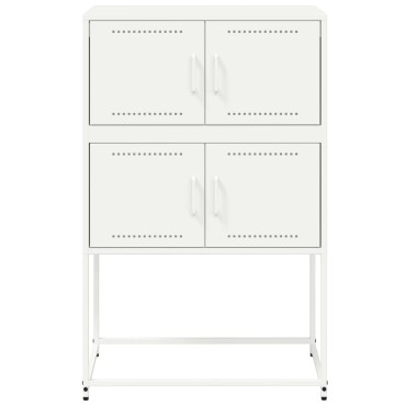 vidaXL Ντουλάπι Λευκό 68,5x38,5x107cm από Ατσάλι 1 τεμ.