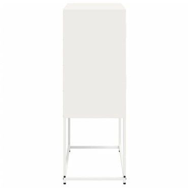 vidaXL Ντουλάπι Λευκό 68,5x38,5x107cm από Ατσάλι 1 τεμ.