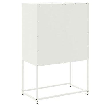 vidaXL Ντουλάπι Λευκό 68,5x38,5x107cm από Ατσάλι 1 τεμ.