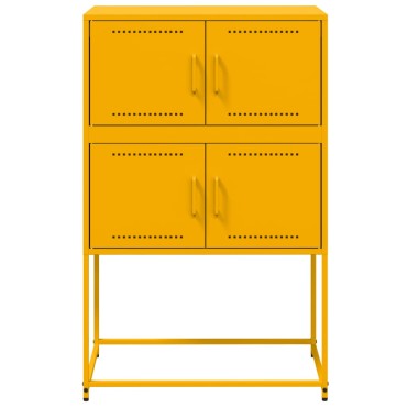 vidaXL Ντουλάπι Μουσταρδί 68,5x38,5x107cm από Ατσάλι 1 τεμ.