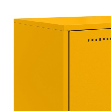 vidaXL Ντουλάπι Μουσταρδί 68,5x38,5x107cm από Ατσάλι 1 τεμ.