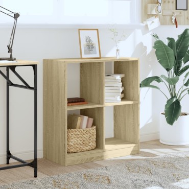 vidaXL Βιβλιοθήκη Sonoma Δρυς 68,5x32x75cm από Επεξεργ. Ξύλο 1 τεμ.