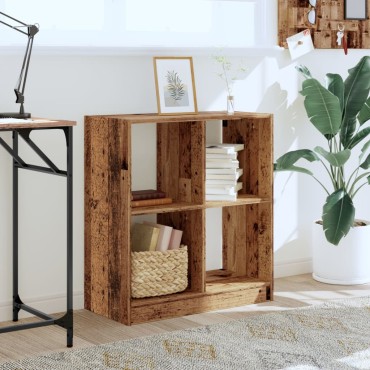 vidaXL Βιβλιοθήκη Όψη Παλαιού Ξύλου 68,5x32x75cm Επεξεργασμένο Ξύλο 1 τεμ.