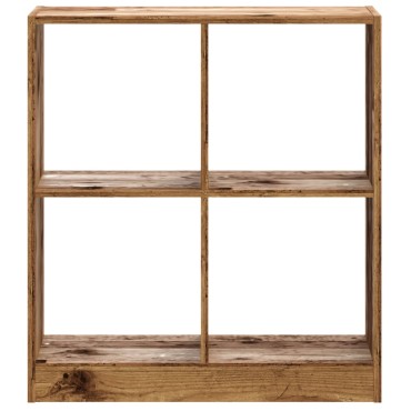 vidaXL Βιβλιοθήκη Όψη Παλαιού Ξύλου 68,5x32x75cm Επεξεργασμένο Ξύλο 1 τεμ.